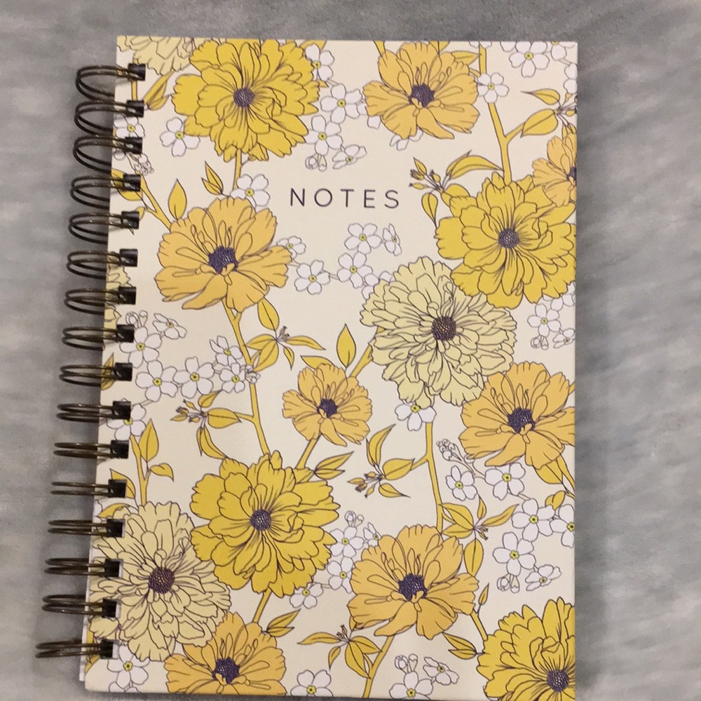 Sunflower Yellow Floral Writers Journal by Lady Jayne Ltd 128 lined pg NWT Noteb
